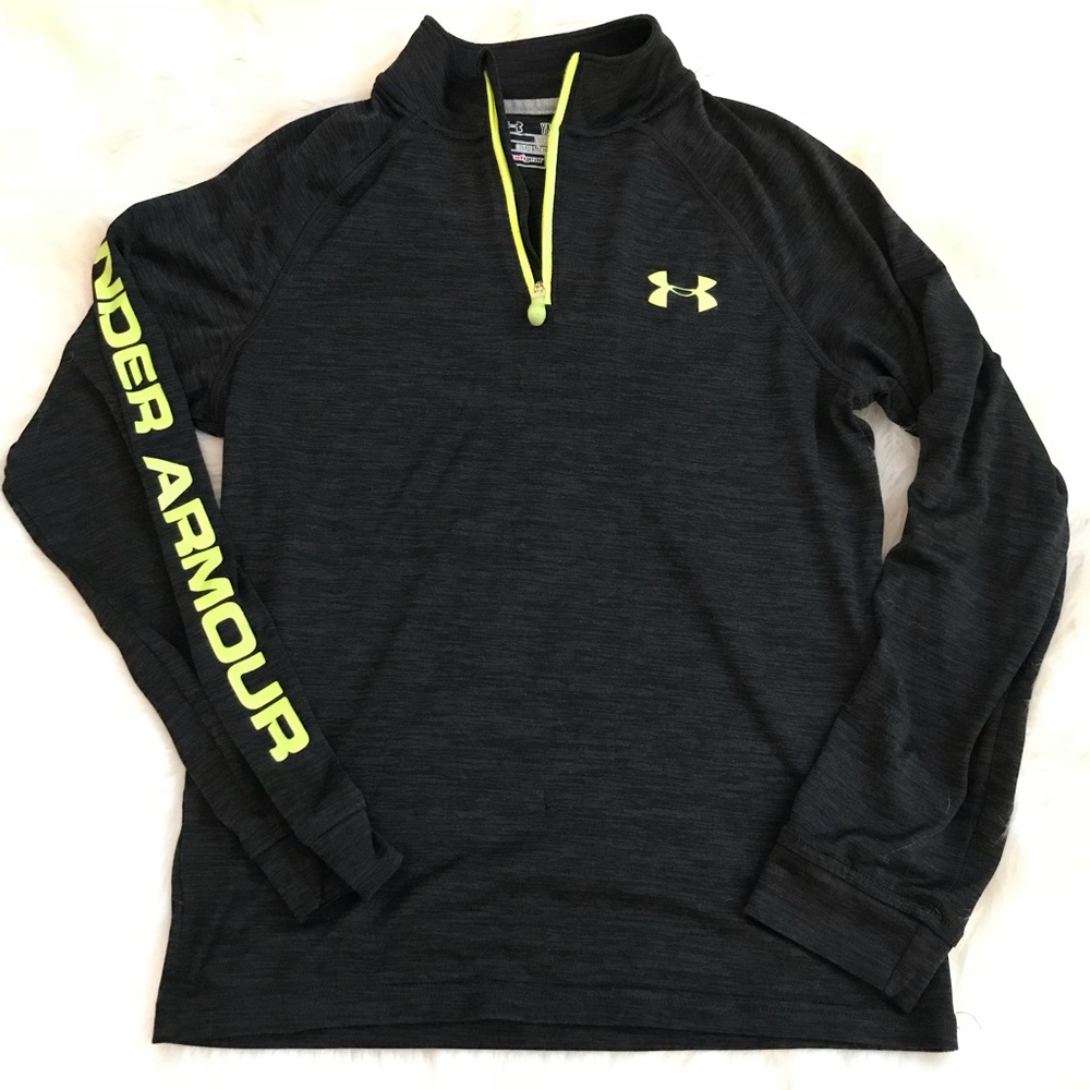 Boys under armour half zip